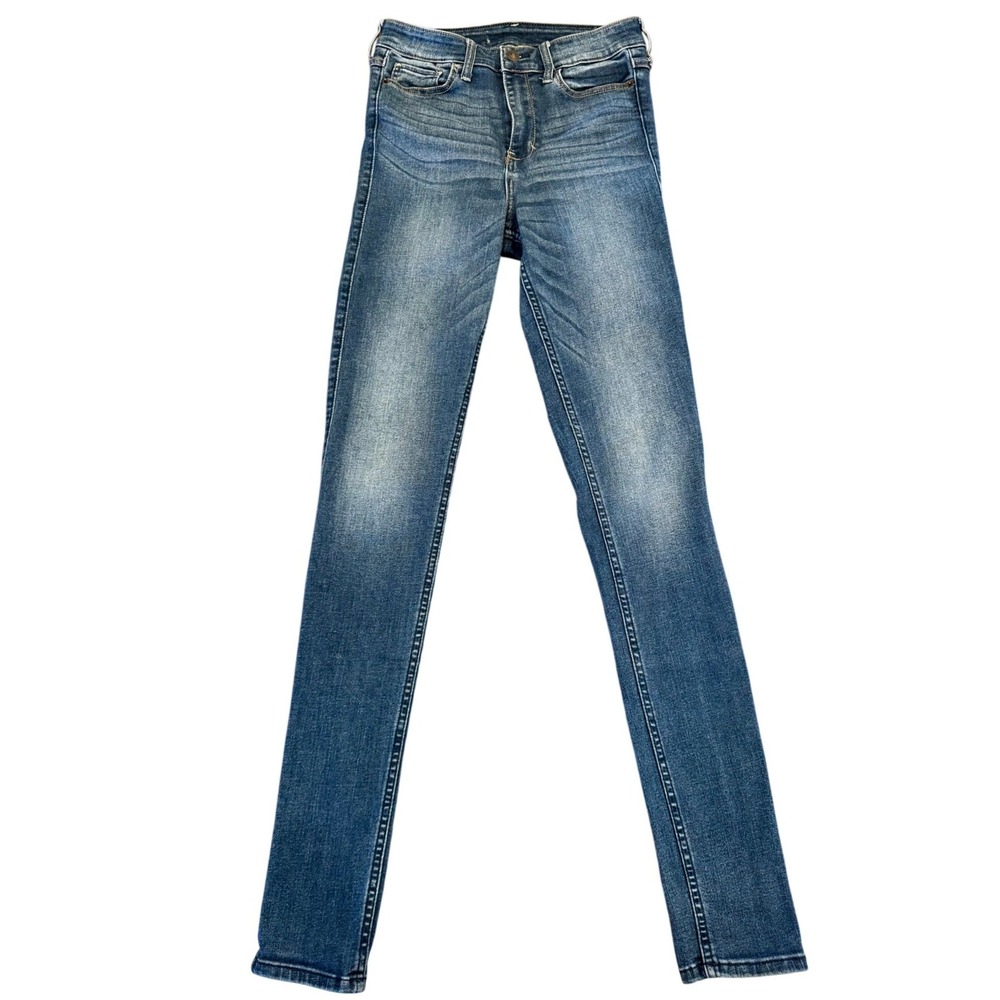 Abercrombie & Fitch Skinny Jeans Medium Wash High Rise Denim Pants 26x31